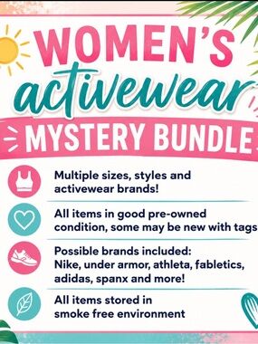 Women's Activewear Mystery Bundle Multiple sizes!